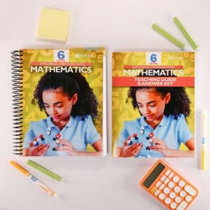 Exploring Creation with Mathematics Level 6 Course Set - Student Workbook and Teaching Guide